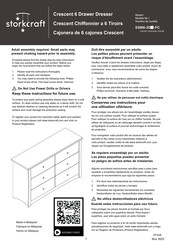 Storkcraft Crescent 03666-30 FC Serie Instrucciones De Ensamblaje