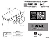 Inval ES 16603 Manual De Ensamble Y Garantia