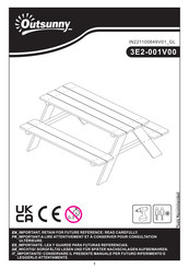 Outsunny 3E2-001V00BN Manual De Instrucciones