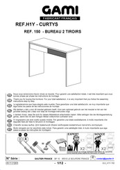 Gautier Gami CURTYS HIY-150 Instrucciones De Montaje