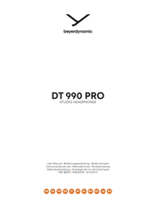 Beyerdynamic DT 990 PRO Instrucciones De Uso