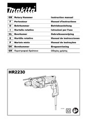 Makita HR2230X2 Manual De Instrucciones