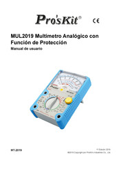 Pro's Kit MUL2019 MT-2019 Manual De Usuario