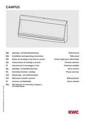 KWC CMPX553GE Instrucciones De Montaje Y Servicio