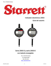 Starrett 2900 Guia Del Usuario