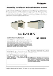 Lemeks Palmako EL18-3670 Instrucciones De Montaje, Instalación Y Mantenimiento