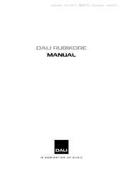 dali RUBIKORE 2 Manual