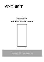 Exquisit GS145-051D color blanco Manual De Instrucciones
