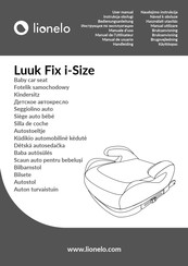 Lionelo Luuk Fix i-Size Manual De Usuario