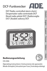 ADE CK 2306 Instrucciones De Operación