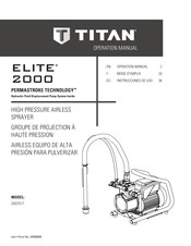 Titan ELITE 2000 Instrucciones De Uso