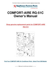 Heat Controller COMFORT-AIRE RG-51-5 Manual Del Usuario