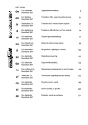 Mafell BionicBack BB-1 Manual De Instrucciones Original