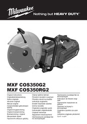 Milwaukee MXF COS350G2 Manual Original