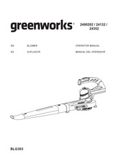 GreenWorks 24132 Manual Del Operador