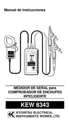 Kyoritsu Electrical Instruments Works KEW 8343 Manual De Instrucciones