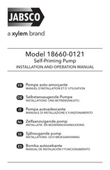 Xylem JABSCO 18660-0121 Manual De Instalación Y Funcionamiento