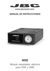 jbc MSE-A Manual De Instrucciones