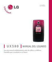 LG UX38 Manual Del Usuario