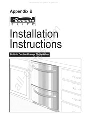 Kenmore ELITE 46513333600 Instrucciones De Instalación