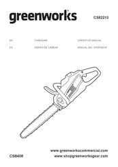 GreenWorks CS82210 Manual Del Operador