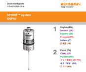 Renishaw SPRINT OSP60 Guia De Inicio Rapido