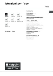 Hotpoint Ariston KZT6104 I F IT/HA Manual De Instrucciones