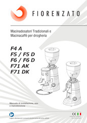 Fiorenzato F5 Manual De Instalación, Uso Y Mantenimiento