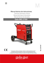 gala gar 424.00.000 Manual Técnico De Instrucciones