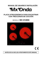 Mx Onda MX-VC2650 Manual De Usuario E Instalacion