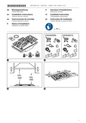 Gaggenau VG491215 Instrucciones De Montaje