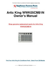 Arctic King WWK06CR91N Manual Del Usuario