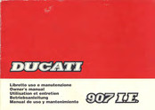 Ducati 907 I.E Manual De Uso Y Mantenimiento