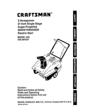 Craftsman 536.884581 Manual Del Propietário