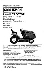 Sears CRAFTSMAN 917.28861 Manual Del Operador