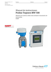 Endress+Hauser Proline Teqwave MW 500 Manual De Instrucciones