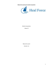 HEAL FORCE Deluxe 70 Manual De Usuario