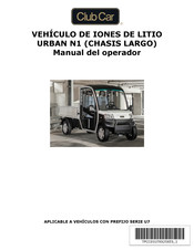 Club Car UG 2024 Serie Manual Del Operador