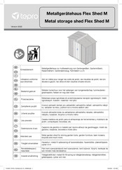 tepro Flex Shed M Instrucciones De Montaje