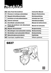 Makita 6837 Manual De Instrucciones