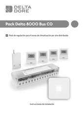 DELTA DORE Pack Delta 8000 Bus CO Instrucciones De Instalación