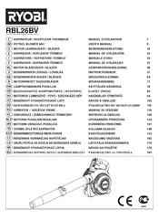 Ryobi RBL26BV Manual De Utilización