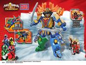 Mega Bloks Power Rangers Super Samurai 5831 Manual De Instrucciones