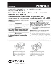 Cooper Lighting Solutions LD4 Instrucciones De Instalación