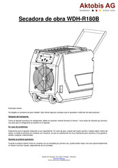 Aktobis AG WDH-R180B Manual De Instrucciones