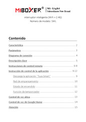 Mi-Light MiBOXER SWL Manual Del Usuario