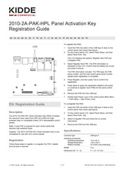 Kidde COMMERCIAL 2010-2A-PAK-HPL Manual Del Usuario