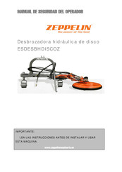 Zeppelin ESDESBHDISCOZ Manual De Seguridad Del Operador