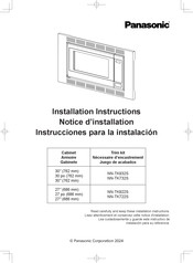 Panasonic NN-SN9 S Serie Instrucciones Para La Instalación