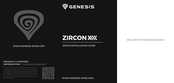 Genesis ZIRCON X Manual De Usuario